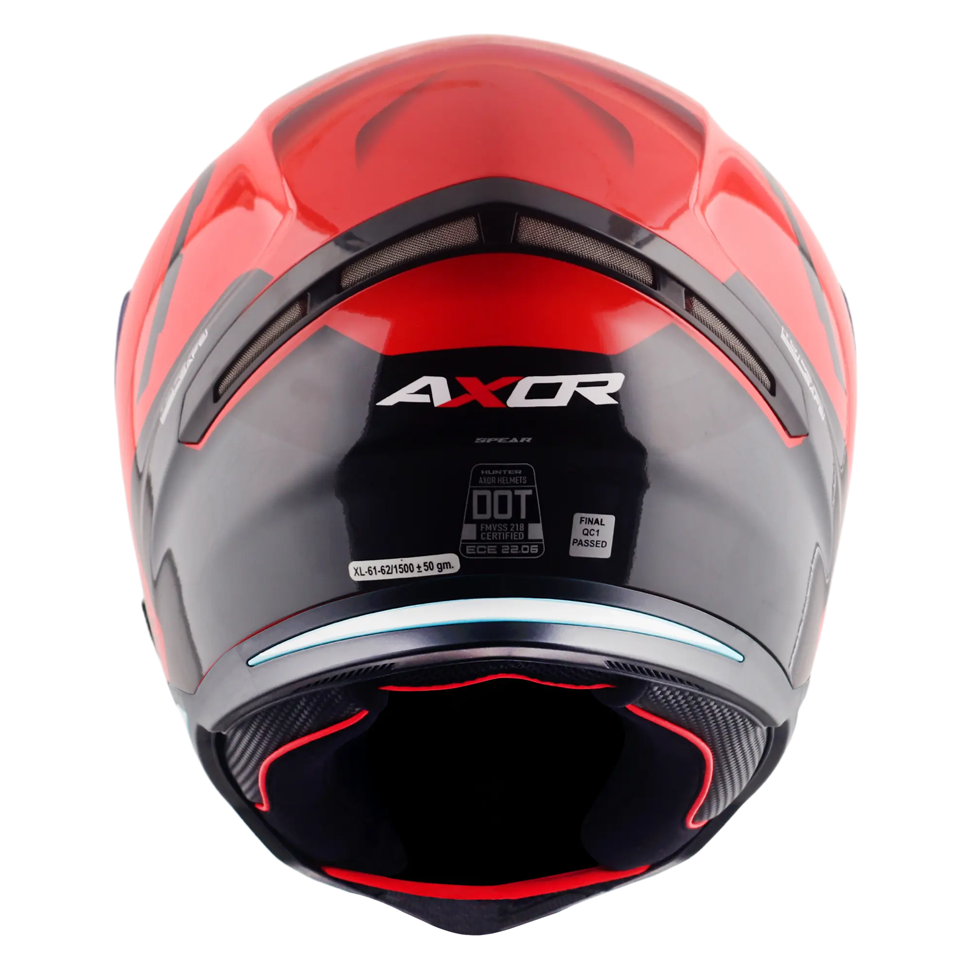 Axor Hunter SH890 Spear Gloss Black / Red FREE UK Delivery, FREE 365 Day Returns | Moto Central