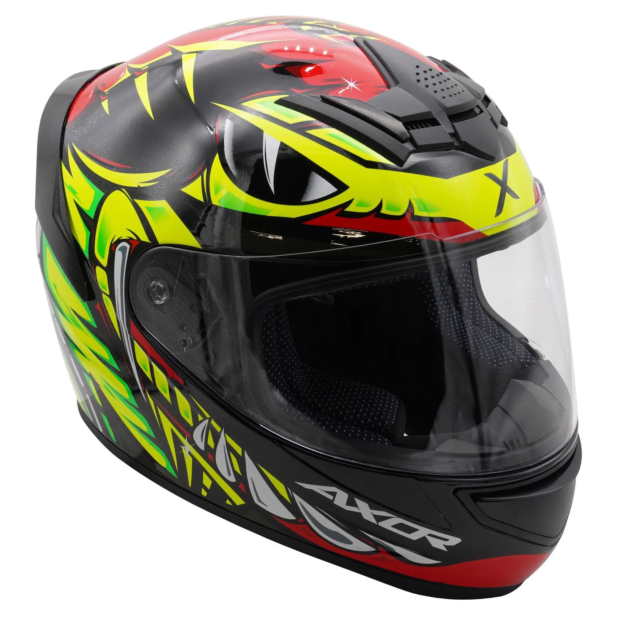 Axor Rage Python Gloss Red / Yellow / Black FREE UK Delivery, FREE 365 Day Returns | Moto Central