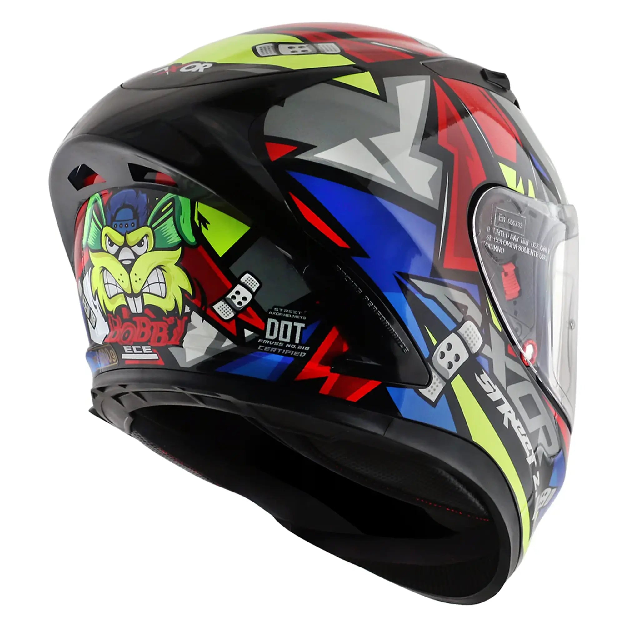 Axor Street Bobby Gloss Black / Red FREE UK Delivery, FREE 365 Day Returns | Moto Central