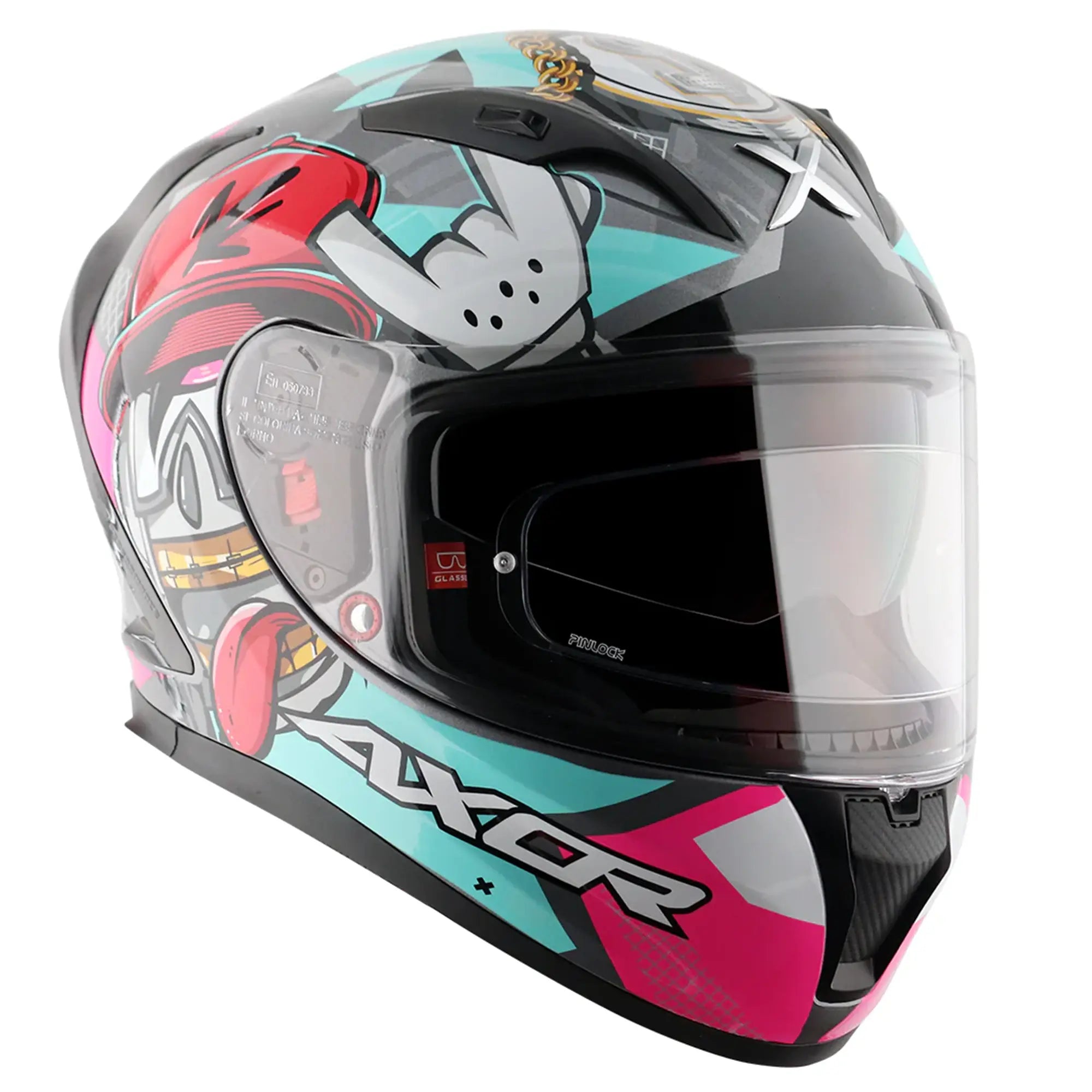 Axor Street Hip Hop Athena Gloss Grey / Mint FREE UK Delivery, FREE 365 Day Returns | Moto Central