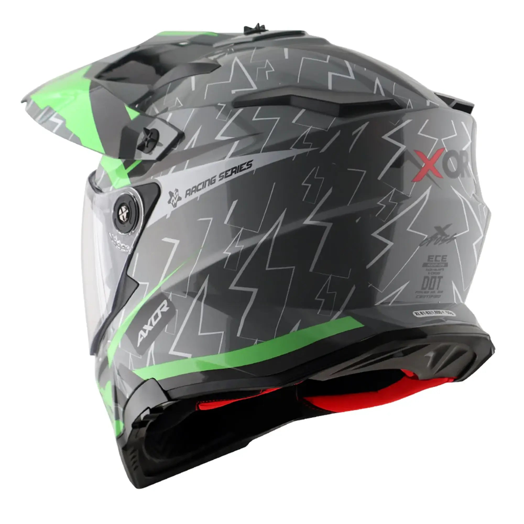 Axor X-Cross Flash Cool Grey / Gloss Green FREE UK Delivery, FREE 365 Day Returns | Moto Central