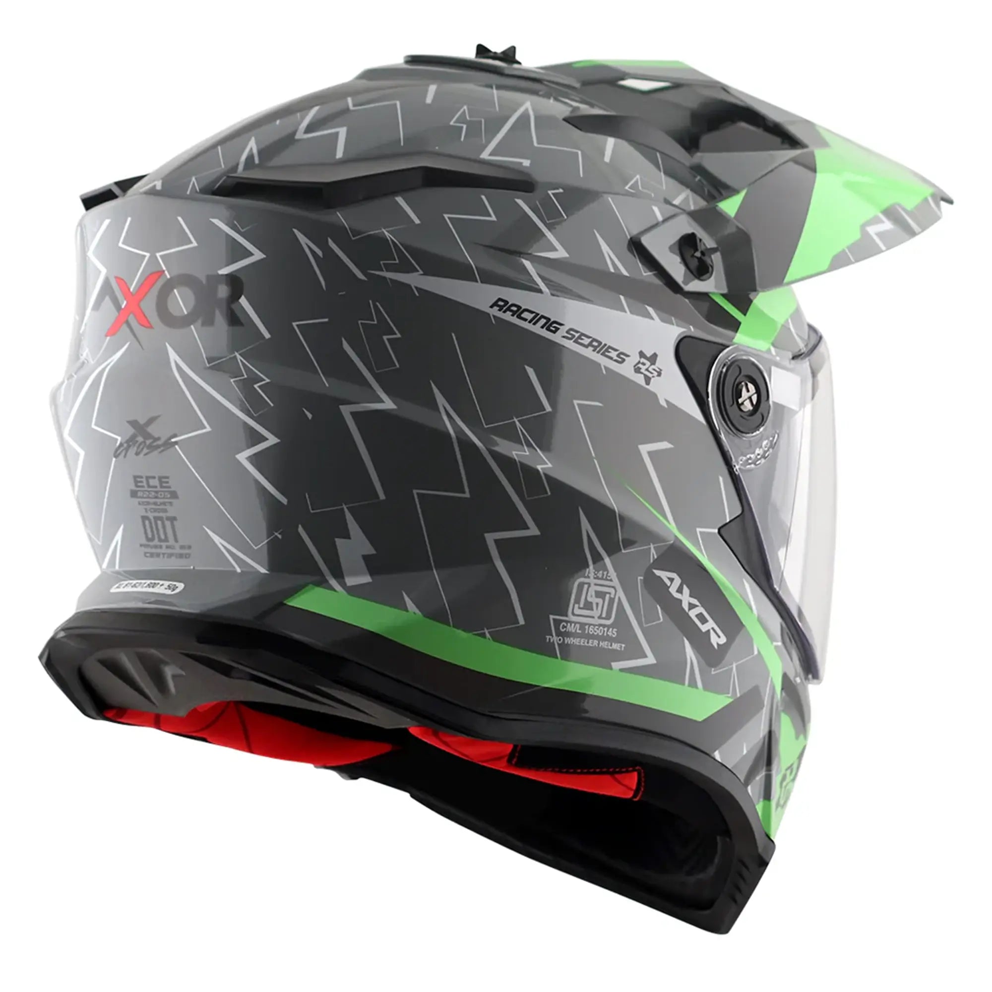 Axor X-Cross Flash Cool Grey / Gloss Green FREE UK Delivery, FREE 365 Day Returns | Moto Central