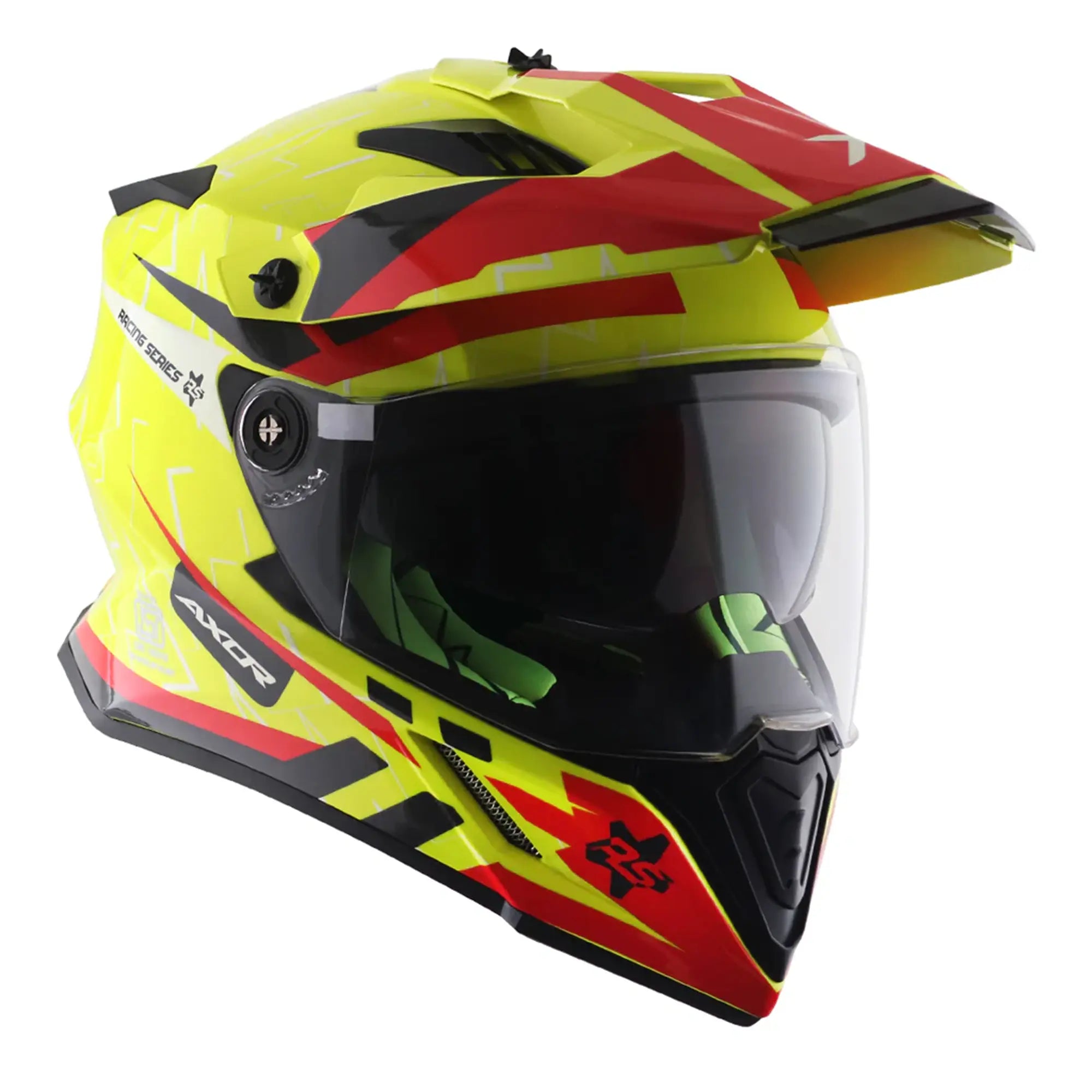 Axor X-Cross Flash Neon Yellow / Gloss Red FREE UK Delivery, FREE 365 Day Returns | Moto Central