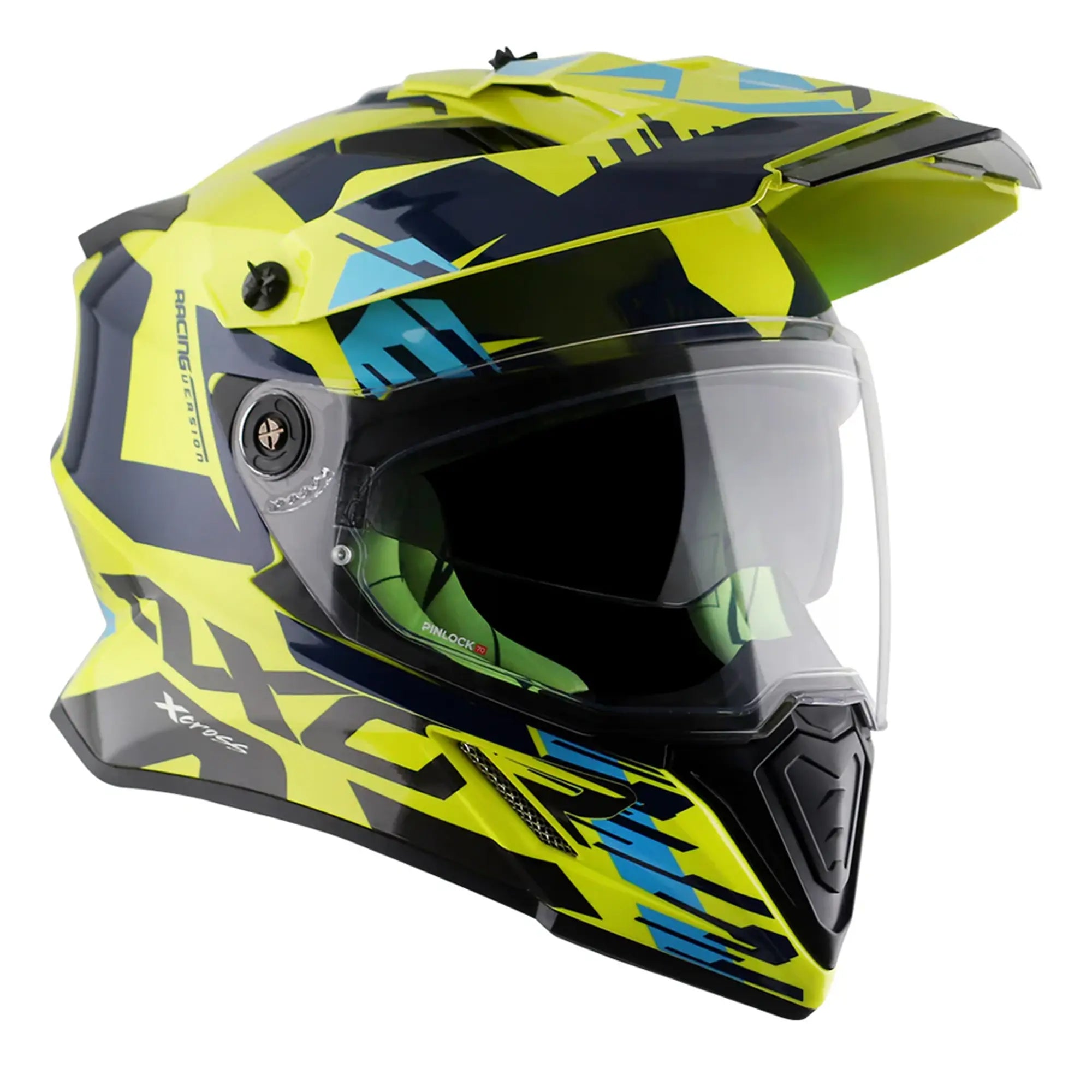 Axor X-Cross Neon Yellow / Gloss Blue FREE UK Delivery, FREE 365 Day Returns | Moto Central