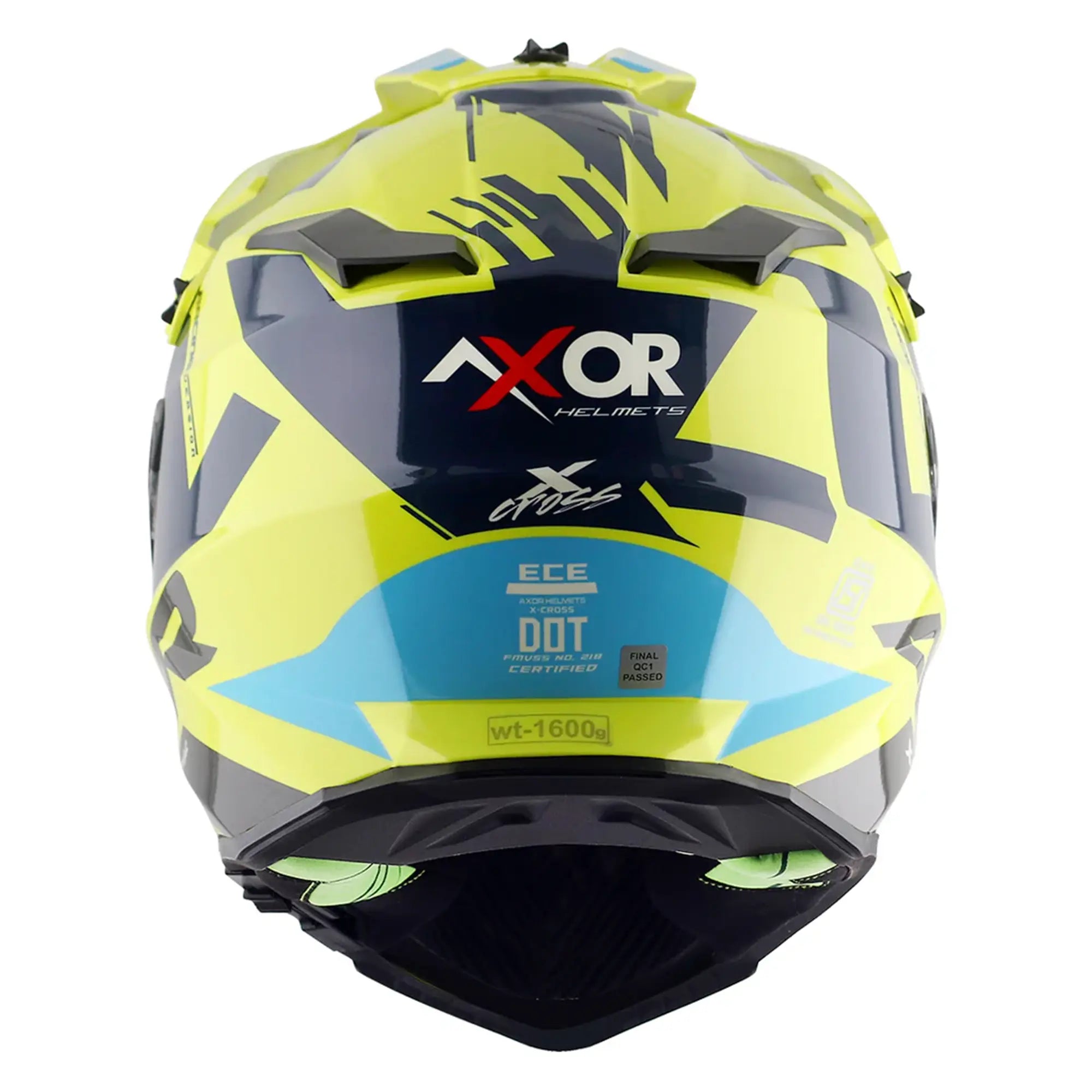 Axor X-Cross Neon Yellow / Gloss Blue FREE UK Delivery, FREE 365 Day Returns | Moto Central