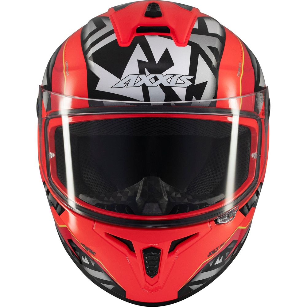 Axxis Draken S Jolly C5 Full Face Helmet Gloss Red