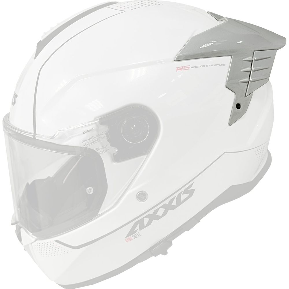 Axxis Hawk Evo SV Long Racing Helmet Spoiler Gloss White