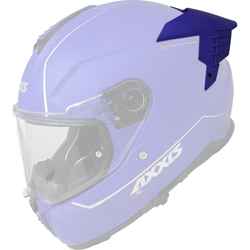 Axxis Hawk Evo SV Long Racing Helmet Spoiler Matt Blue