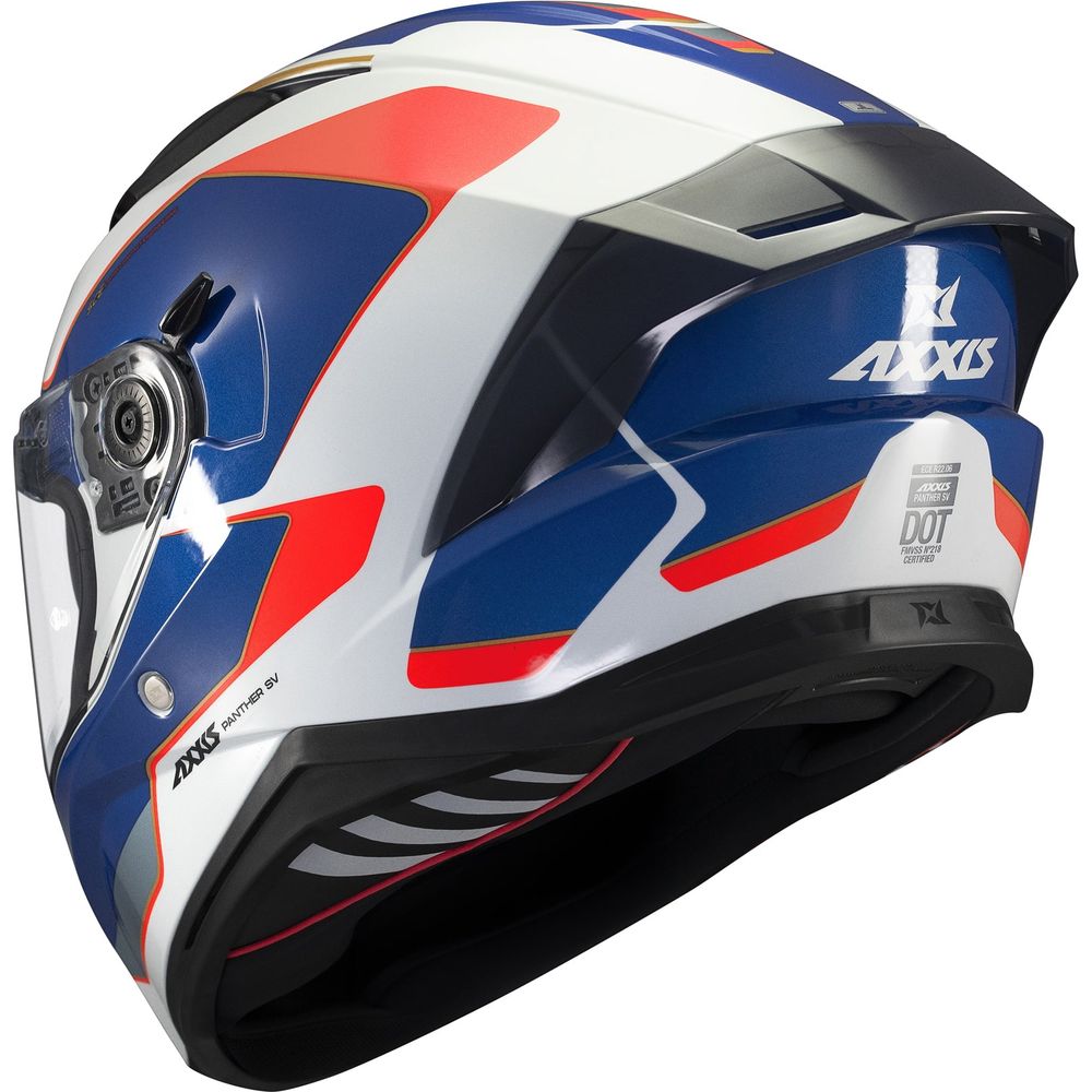 Axxis Panther SV Gale C7 Full Face Helmet Gloss Blue