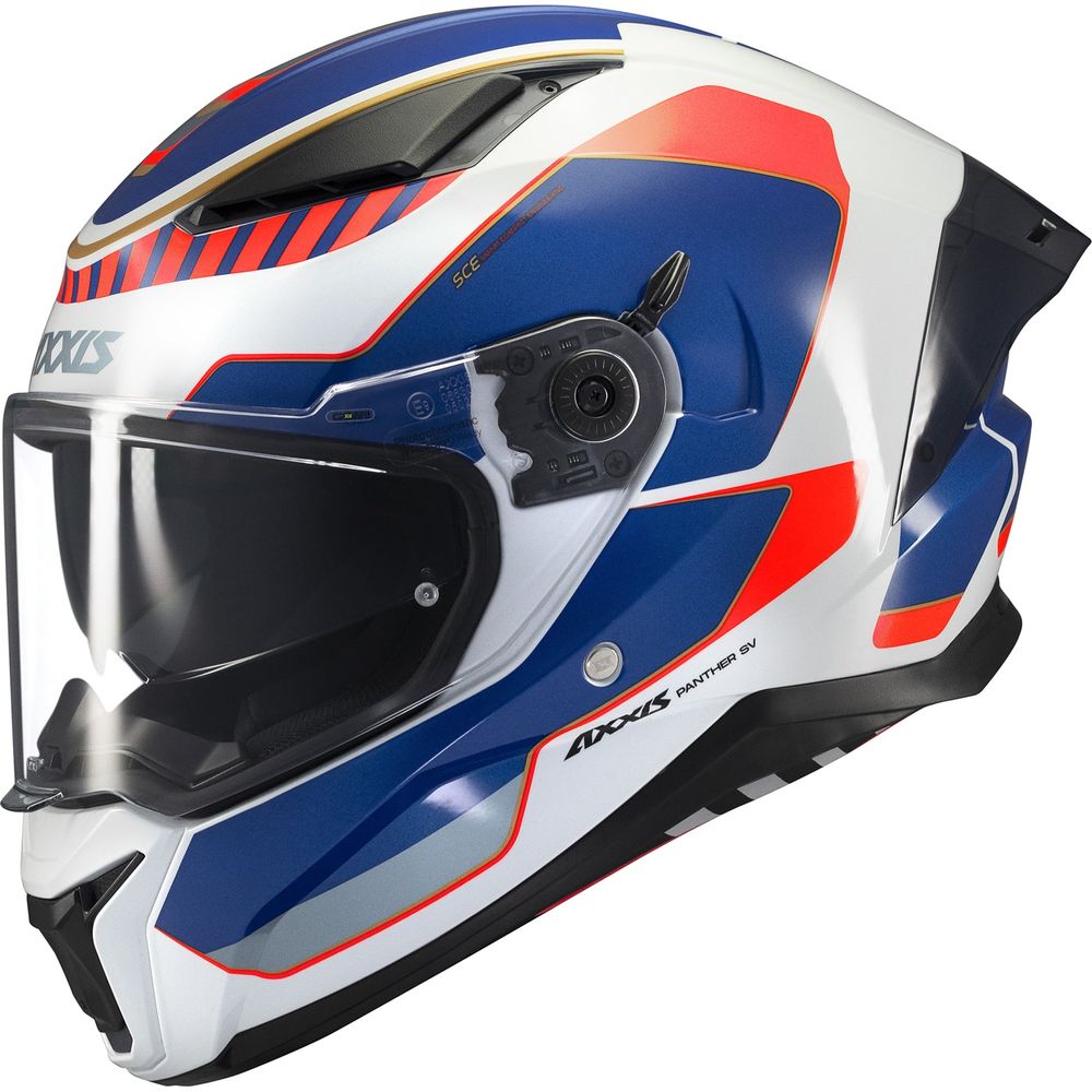 Axxis Panther SV Gale C7 Full Face Helmet Gloss Blue