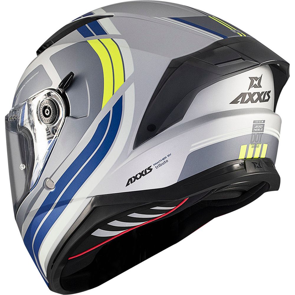 Axxis Panther SV Tribute C2 Full Face Helmet Matt Grey