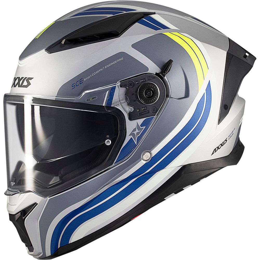 Axxis Panther SV Tribute C2 Full Face Helmet Matt Grey