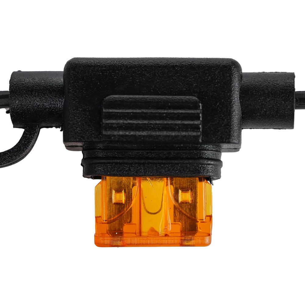 Bike It Battery Charging Lead With 5A Fuse & Tamiya Waterproof Connector [+ Round / - Square terminals]