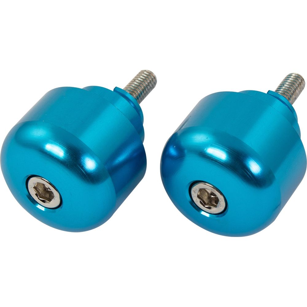 Bike It Alloy Honda Bar End Weights Blue