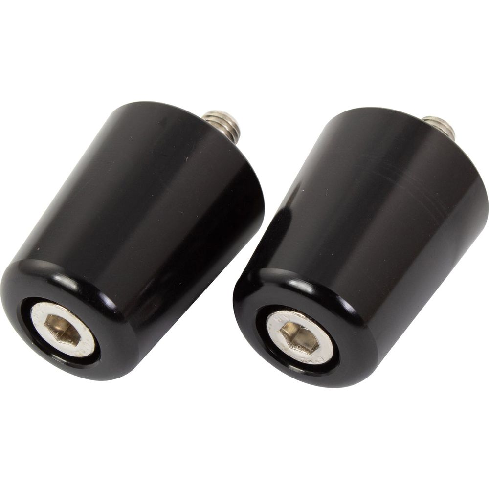 Bike It Alloy Kawasaki Flush Type Bar End Weights Black