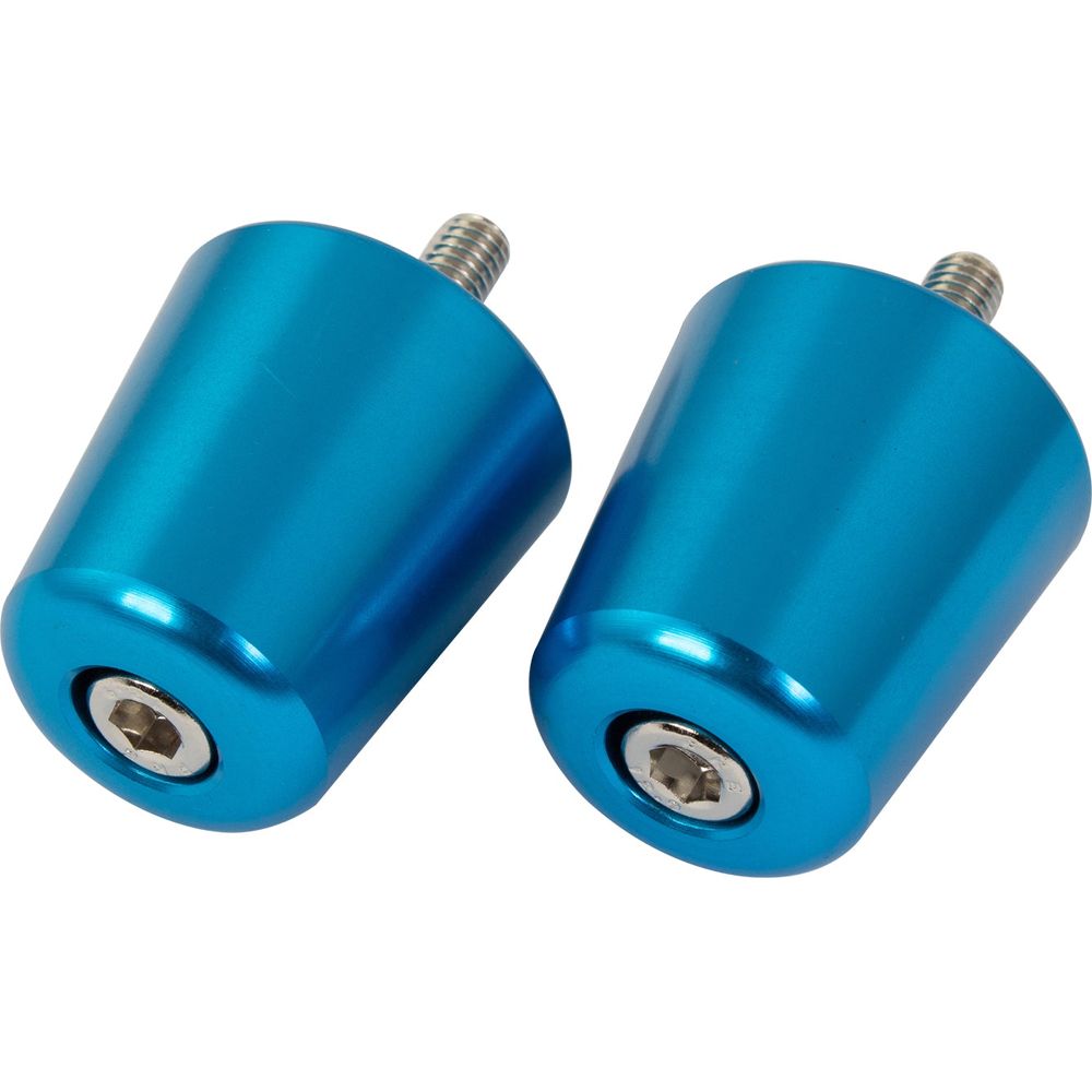 Bike It Alloy Suzuki Flush Type Bar End Weights Blue