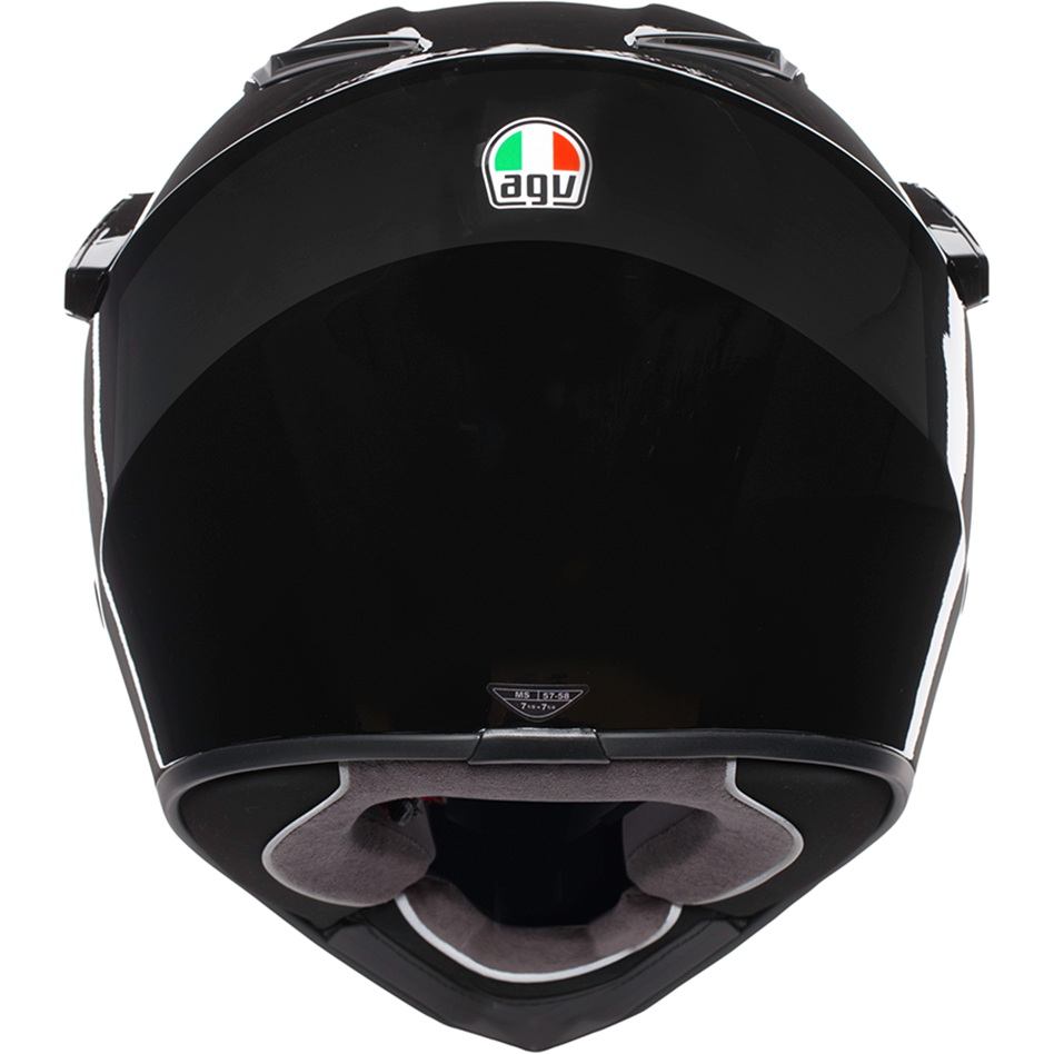 AGV AX9 ECE 22.06 Solid Full Face Helmet Glossy Carbon