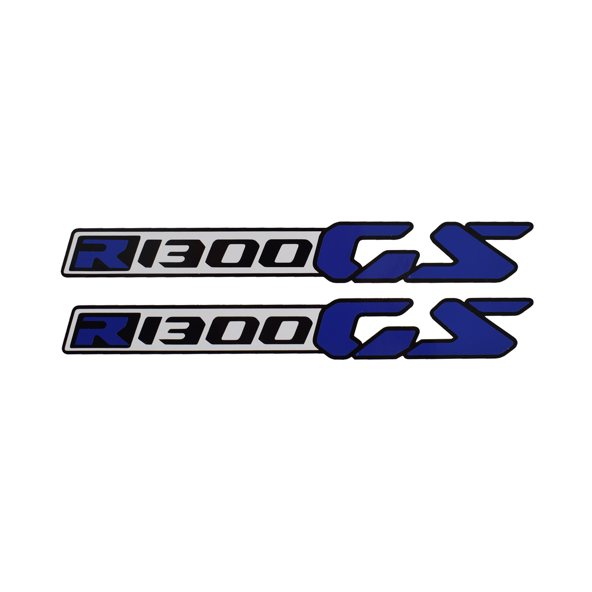 Pyramid Decals For BMW R1300GS Logo Blue - Set Of 2