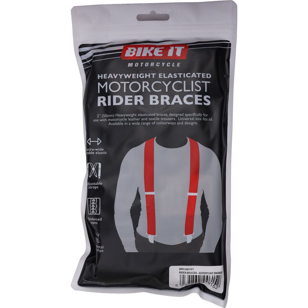 Bike It Adventure Rider Braces Orange