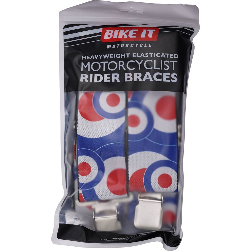 Bike It Rider Braces - MOD/RAF Roundel - FREE UK Shipping, FREE 365 Day Returns | Moto Central