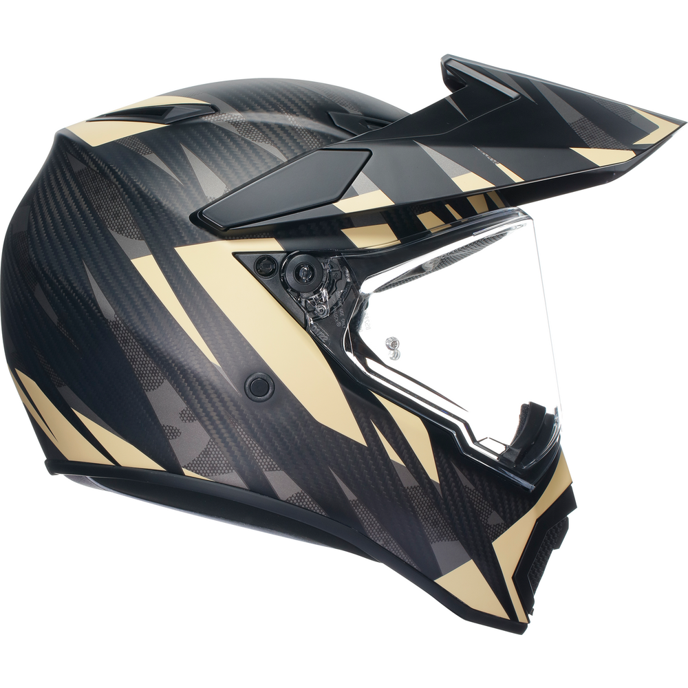 AGV AX9 ECE 22.06 Steppa Full Face Helmet Carbon / Grey / Sand