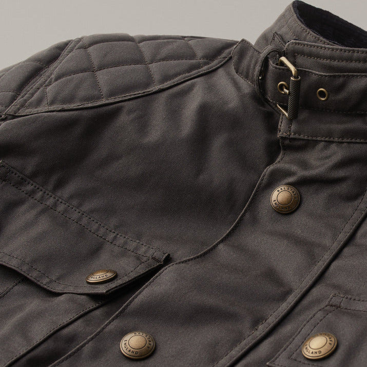 Belstaff Brooklands Waxed Cotton Jacket Mahogany