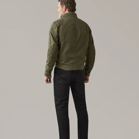 Belstaff Brooklands Waxed Cotton Jacket Olive