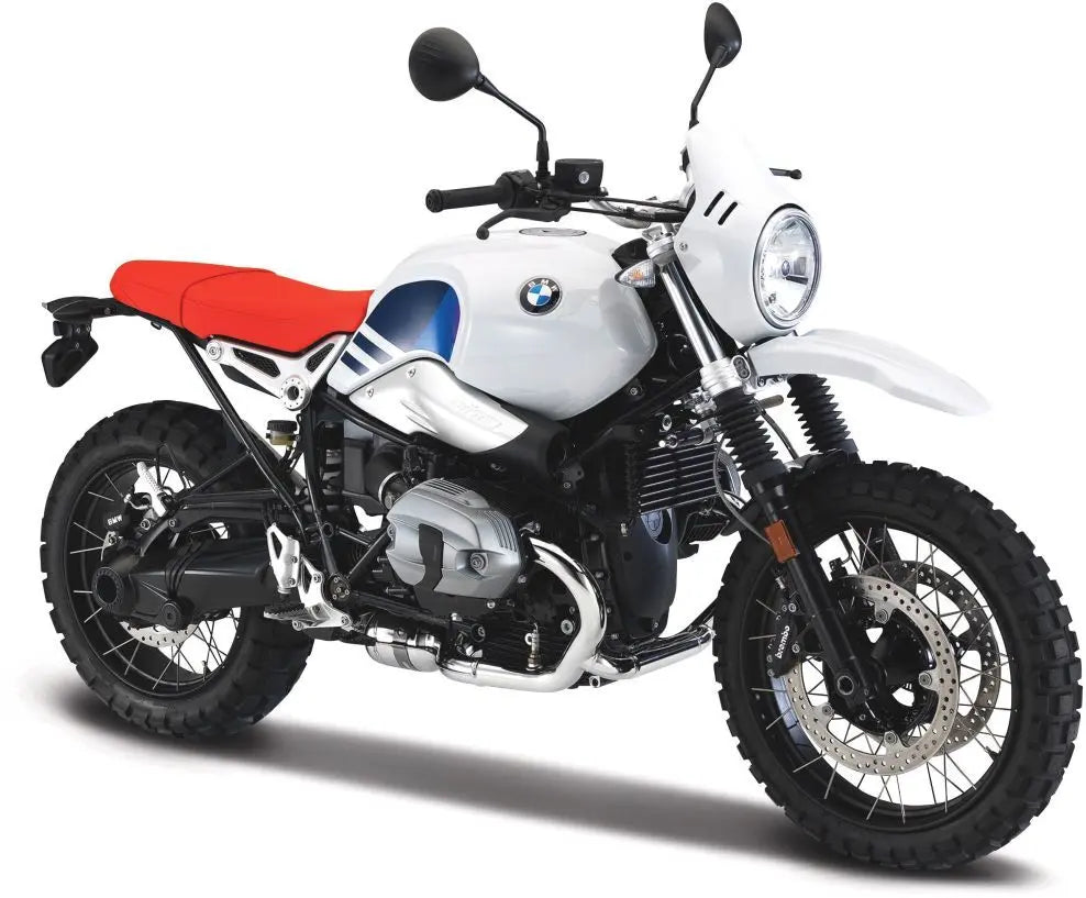 Bburago BMW R Nine T Urban GS White / Blue / Red - 1:18 Model - FREE UK Shipping, FREE 365 Day Returns | Moto Central