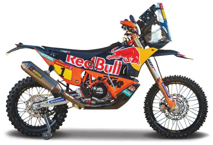 Bburago KTM 450 Rally Factory Edition 2019 Toby Price - 1:18 Model - FREE UK Shipping, FREE 365 Day Returns | Moto Central