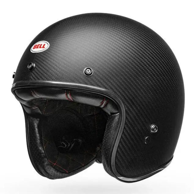 Bell Custom 500 Carbon Solid ECE 22.06 Matt Black FREE UK Delivery, FREE 365 Day Returns | Moto Central