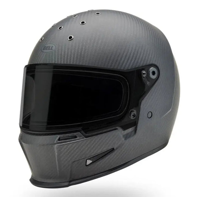 Bell Eliminator Carbon Solid Protint ECE 22.06 Matt Black FREE UK Delivery, FREE 365 Day Returns | Moto Central