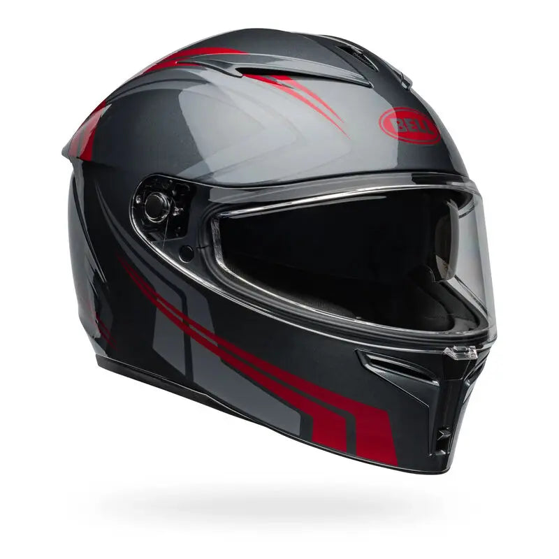 Bell Lithium Jetstream ECE 22.06 Grey / Red FREE UK Delivery, FREE 365 Day Returns | Moto Central