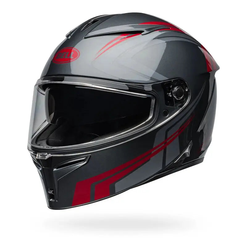 Bell Lithium Jetstream ECE 22.06 Grey / Red FREE UK Delivery, FREE 365 Day Returns | Moto Central