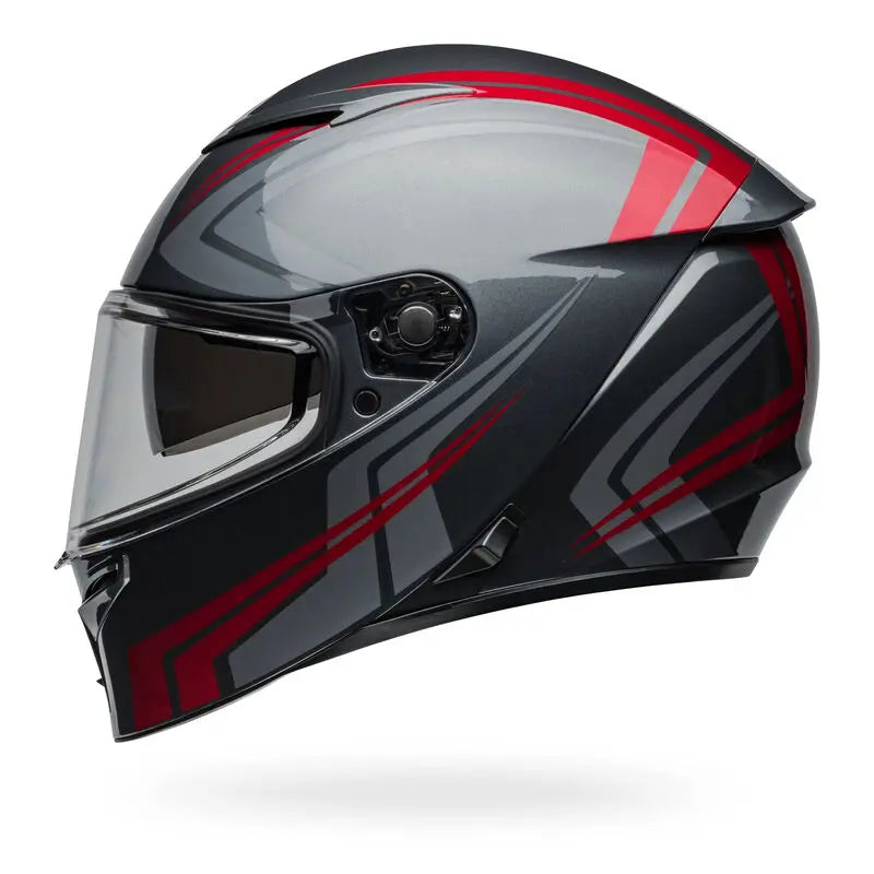 Bell Lithium Jetstream ECE 22.06 Grey / Red FREE UK Delivery, FREE 365 Day Returns | Moto Central