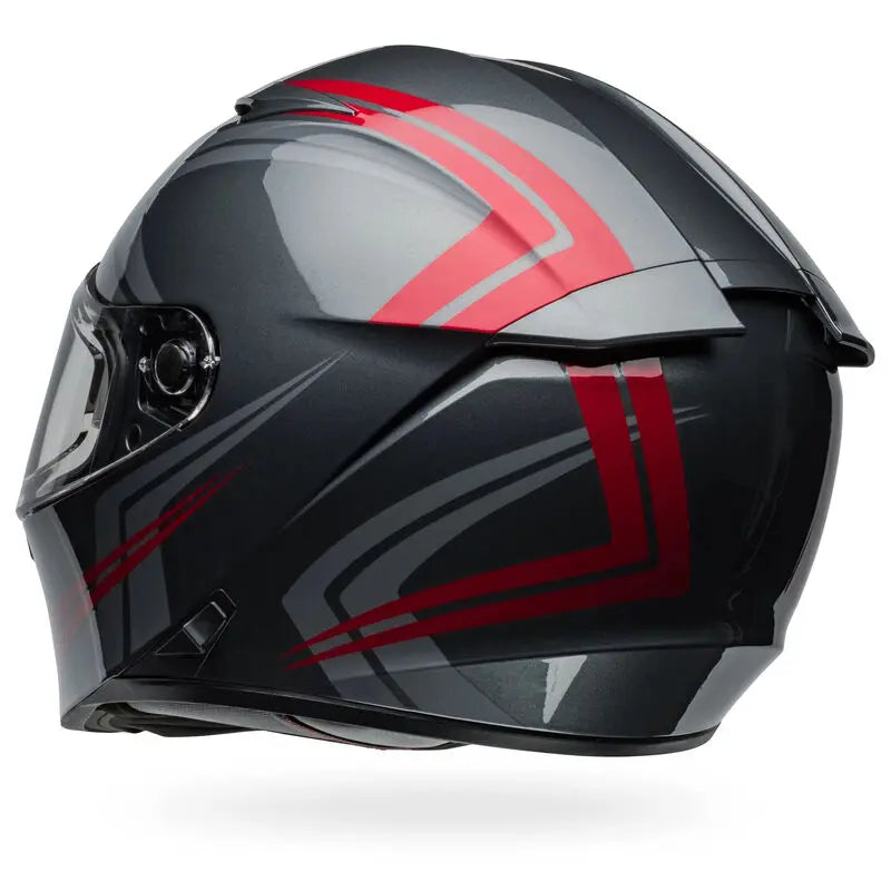 Bell Lithium Jetstream ECE 22.06 Grey / Red FREE UK Delivery, FREE 365 Day Returns | Moto Central