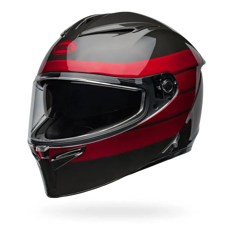 Bell Lithium MIPS Neo ECE 22.06 Gloss Black / Red FREE UK Delivery, FREE 365 Day Returns | Moto Central