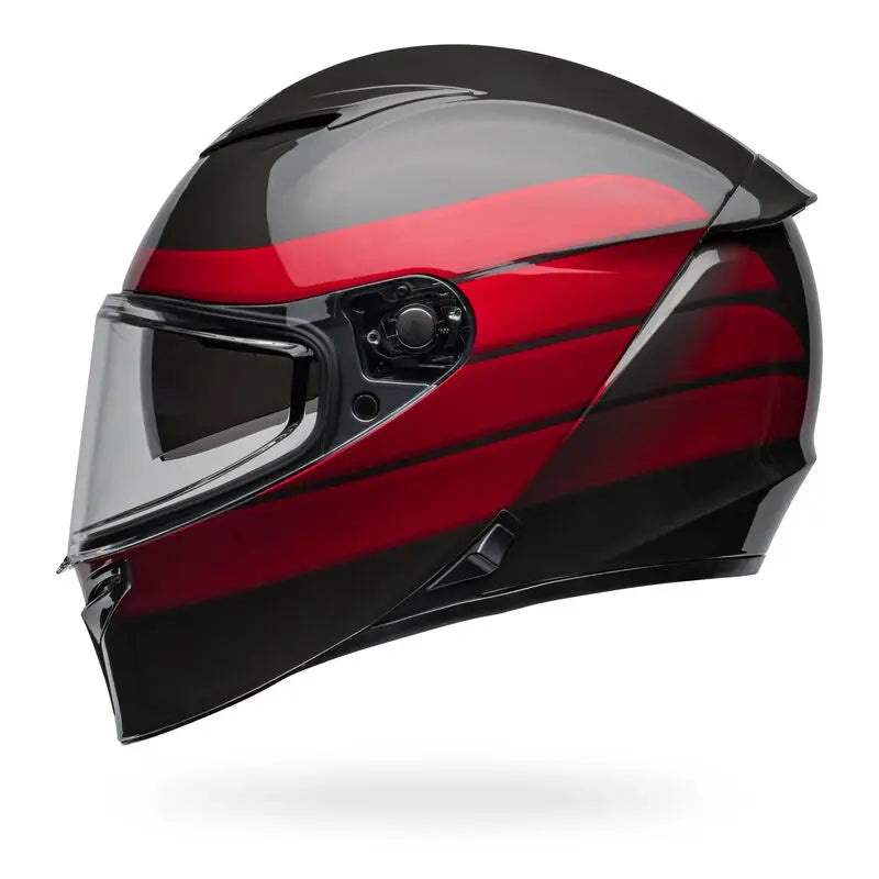 Bell Lithium MIPS Neo ECE 22.06 Gloss Black / Red FREE UK Delivery, FREE 365 Day Returns | Moto Central