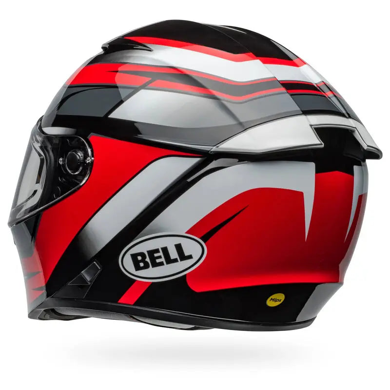 Bell Lithium MIPS Podium ECE 22.06 Black / Red FREE UK Delivery, FREE 365 Day Returns | Moto Central