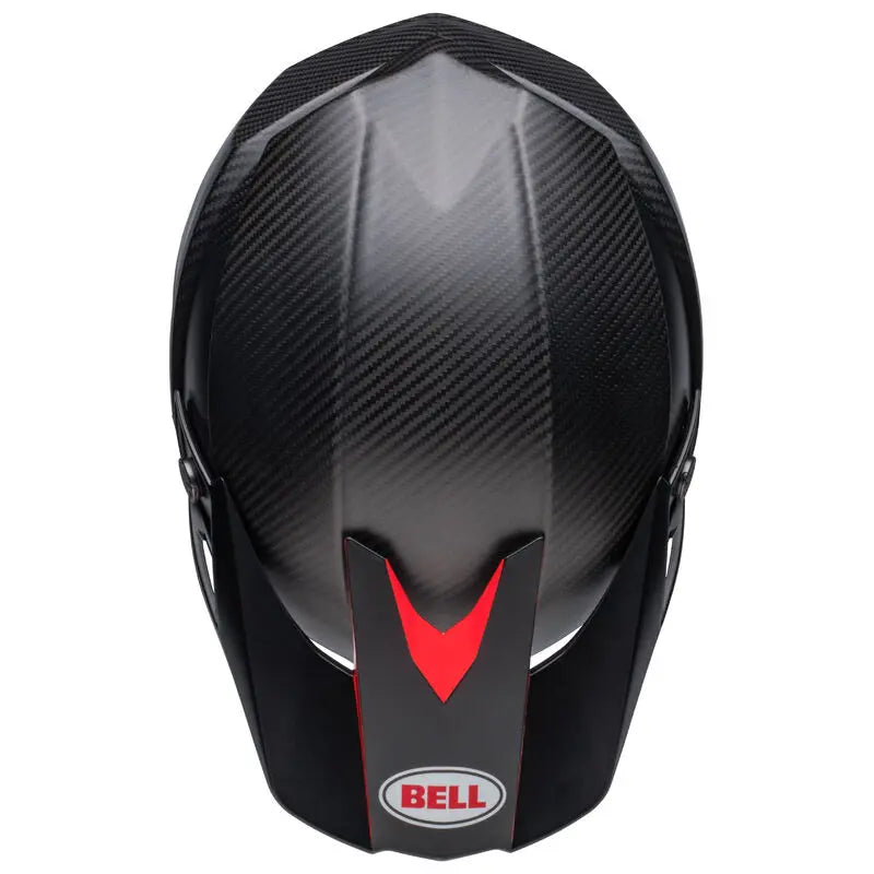 Bell Moto-10 Spherical ECE 22.06 Satin Gloss Black / Red FREE UK Delivery, FREE 365 Day Returns | Moto Central