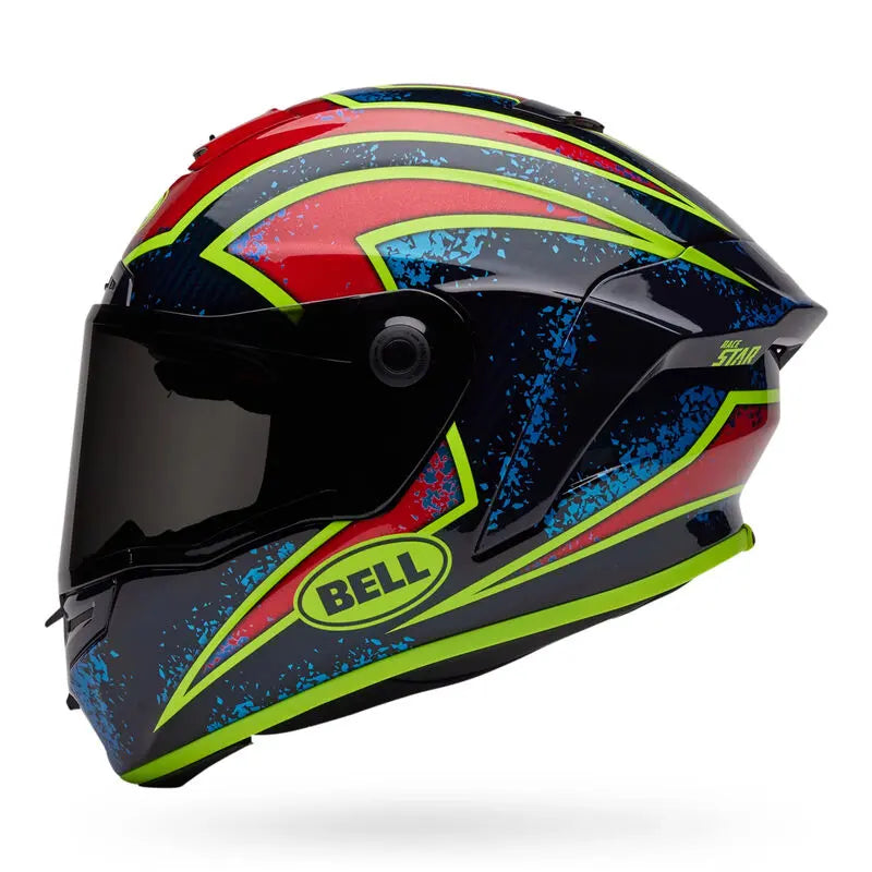 Bell Race Star DLX Flex Xenon ECE 22.06 Blue / Retina FREE UK Delivery, FREE 365 Day Returns | Moto Central