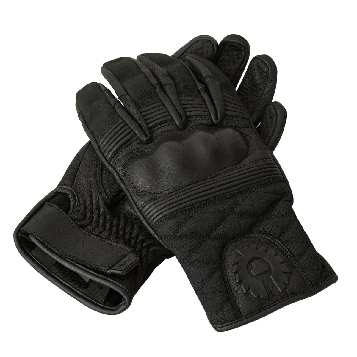 Belstaff Hampstead Leather Gloves Black / Black FREE UK Delivery, FREE 365 Day Returns | Moto Central