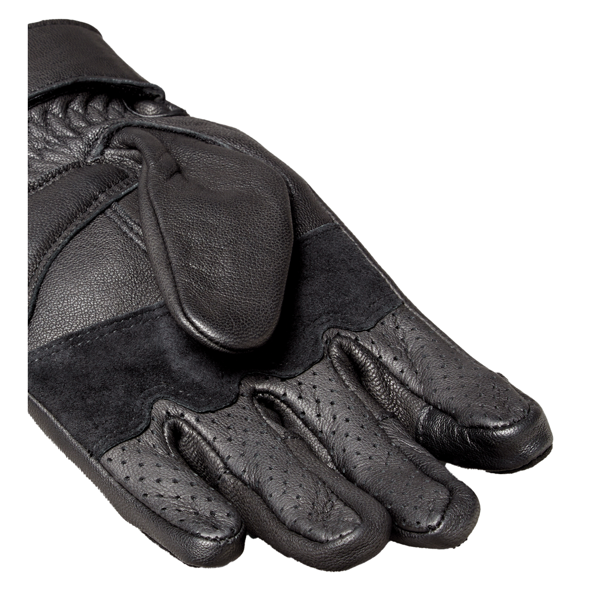 Belstaff Hampstead Leather Gloves Black / Black FREE UK Delivery, FREE 365 Day Returns | Moto Central