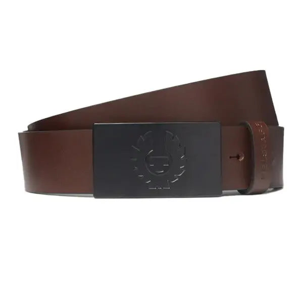 Belstaff Phoenix Buckle Belt Ebony / Brown FREE UK Delivery, FREE 365 Day Returns | Moto Central