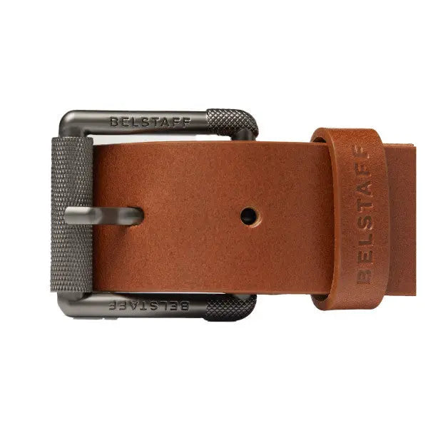 Belstaff Roller Buckle Belt Earth Brown FREE UK Delivery, FREE 365 Day Returns | Moto Central