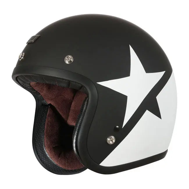 Origine Primo Star Open Face Helmet Matt White / Black  - FREE UK Shipping, FREE 365 Day Returns | Moto Central