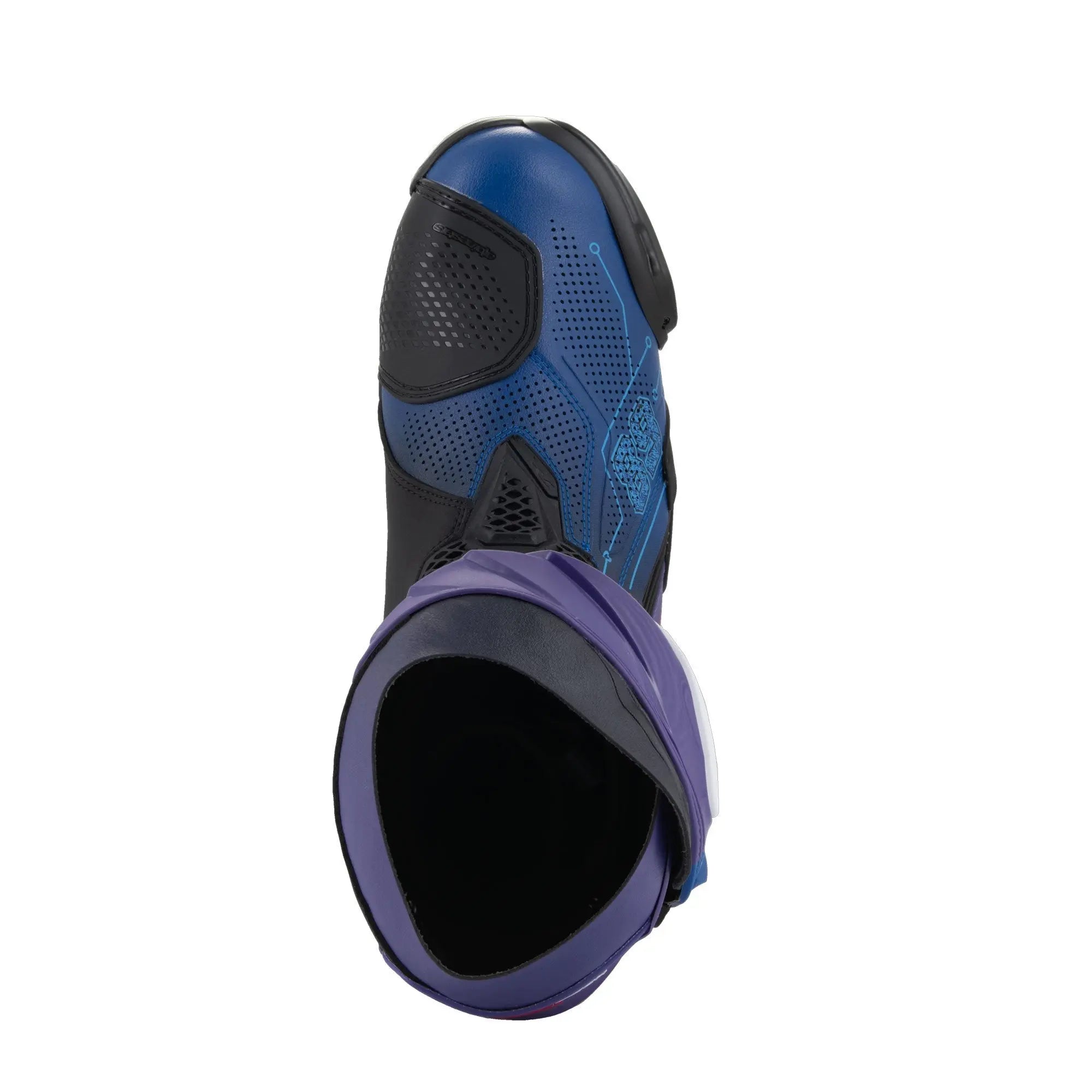 Alpinestars Supertech R LE Martinator R01 Vented Boots Blue / Purple / Red / Black  - FREE UK Shipping, FREE 365 Day Returns | Moto Central