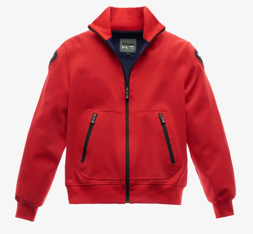 Blauer Easy Pro Jacket Red - FREE UK Shipping, FREE 365 Day Returns | Moto Central