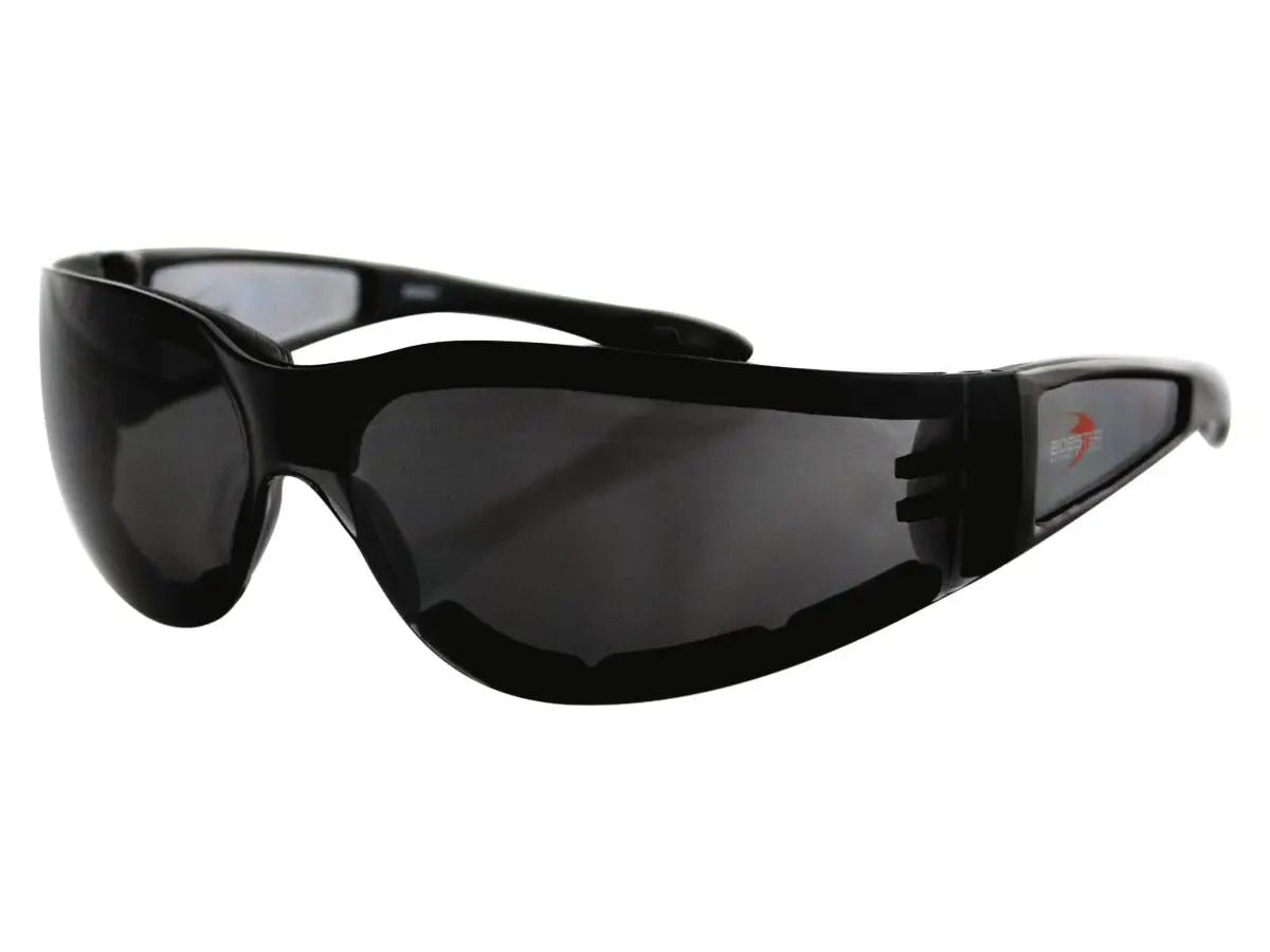 Bobster Eyewear Shield II Sunglasses Black Frame Smoke Lens  - FREE UK Shipping, FREE 365 Day Returns | Moto Central