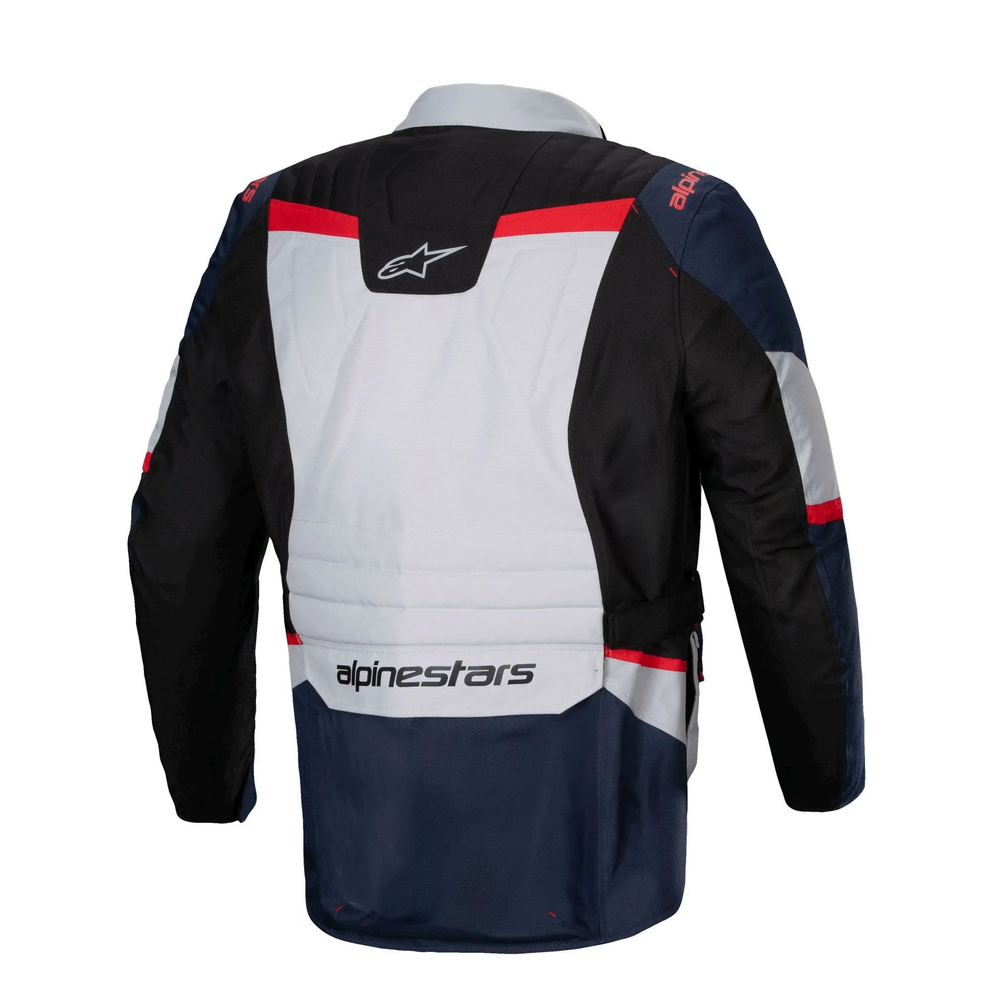 Alpinestars ST-1 Waterproof Textile Jacket Dark Blue / Black / Bright Red  - FREE UK Shipping, FREE 365 Day Returns | Moto Central