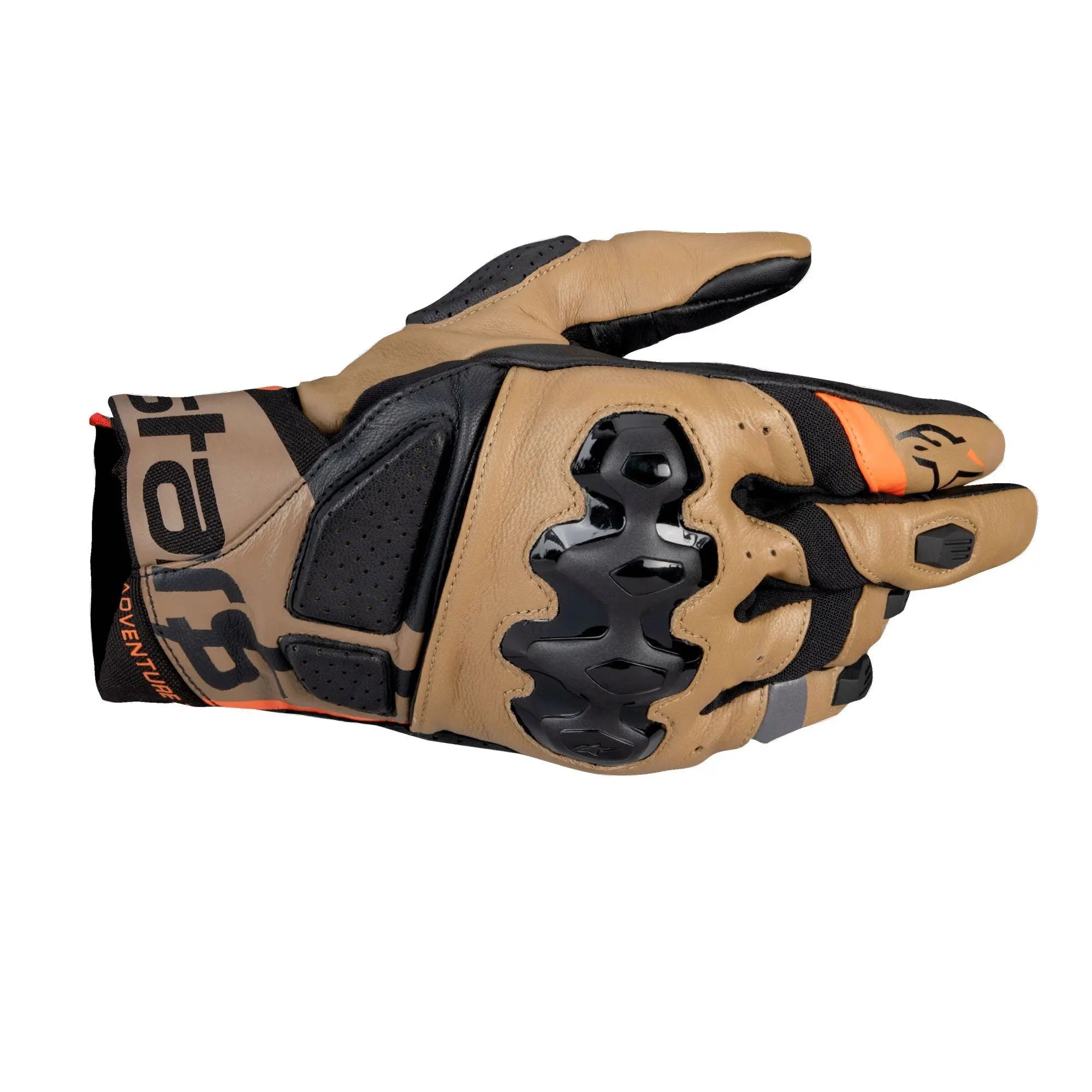 Alpinestars Belize V3 Drystar Leather Gloves Black / Gobi / Brown Sand  - FREE UK Shipping, FREE 365 Day Returns | Moto Central